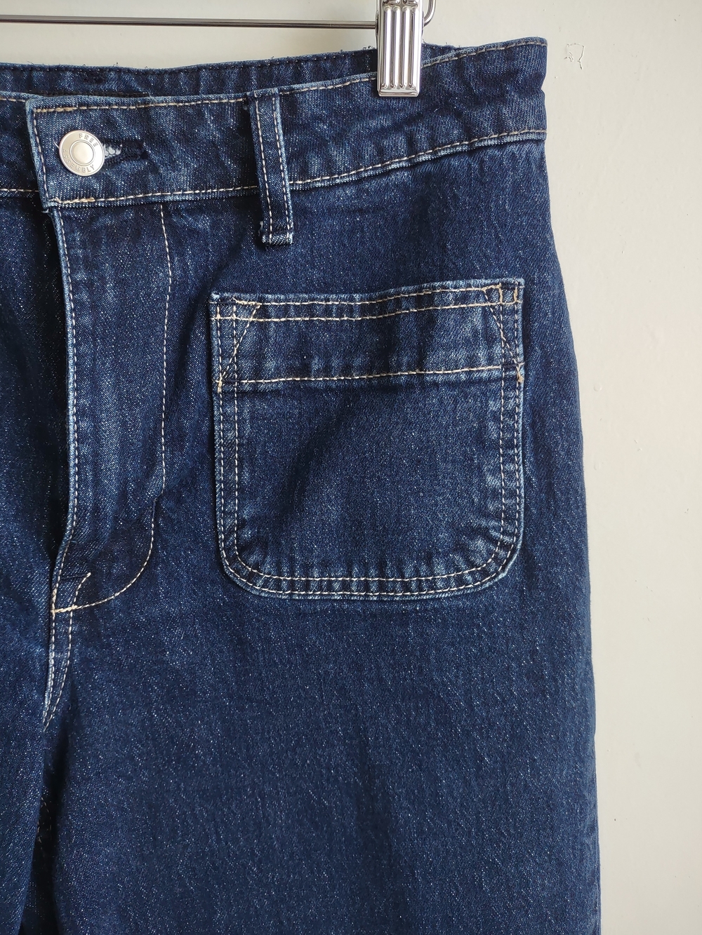 Dark Blue Denim Pants - Picture 2 of 3